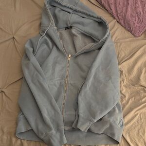 Brandy Melville Blue Hoodie Sweater